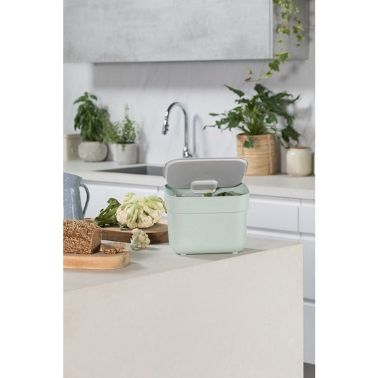 Curver ready to collect gft 5l groen grijs | 2 stuks