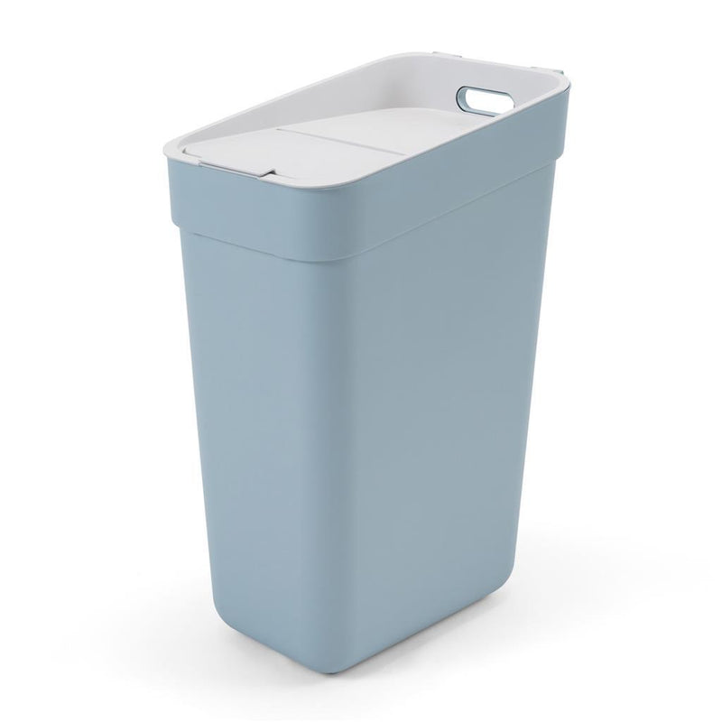 Load image into Gallery viewer, Curver ready to collect prullenbak 30l blauw lichtgrijs
