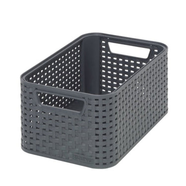 Curver style mand s rotanstyle antraciet 12,9x28,5x19,4cm