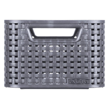 Curver style mand s rotanstyle antraciet 12,9x28,5x19,4cm