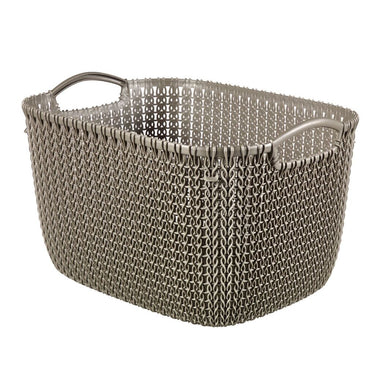 Curver opbergmand knit-look 19l bruin