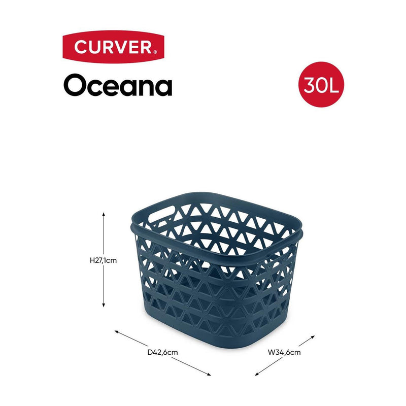Load image into Gallery viewer, Curver oceana wasmand 30l 42x34x27cm
