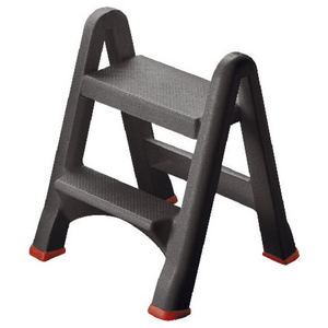 Curver inklapbaar opstapje (tuv) antraciet rood 49x17x63cm