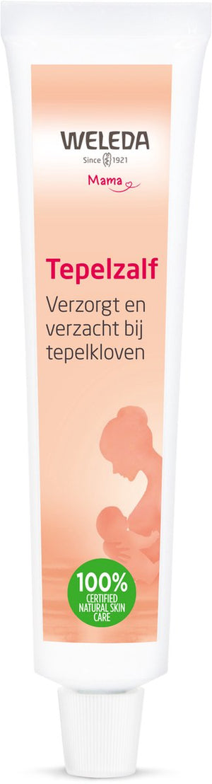 Weleda tepelzalf - verzorgt, verzacht beschermt - tepelkloven 25g