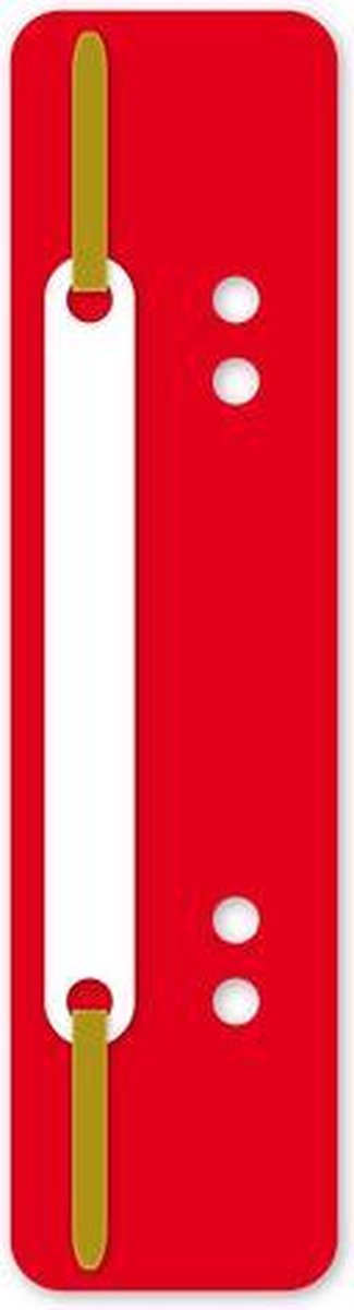 Kangaro - snelhechterstrip - rood - 2-gaats - doos a 100