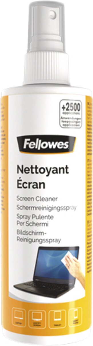 Fellowes beeldschermreiniger schermreinigingsspray - 250 ml