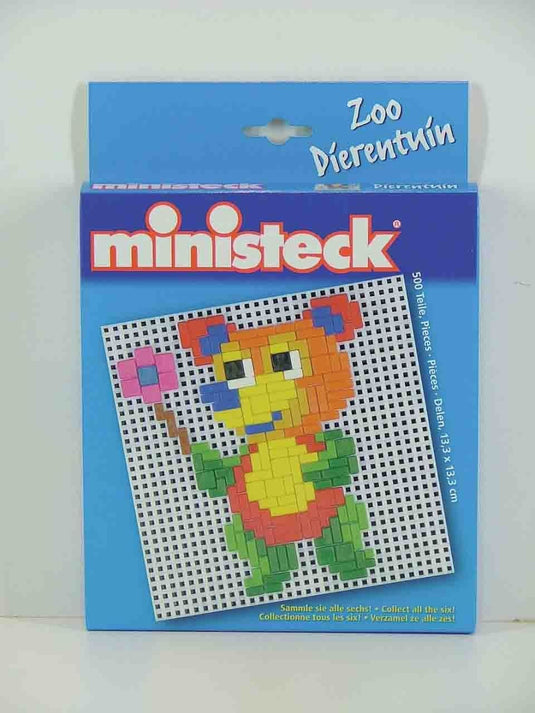 Ministeck - 315600 dierentuin beer 500-delig