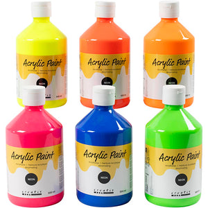 Http: www.cchobby.nl acrylverf-neon-neon-kleuren-6x500-ml-1-doos