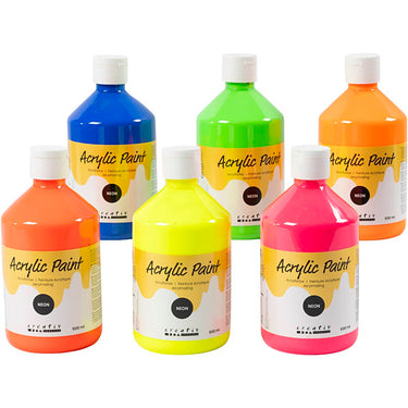 Http: www.cchobby.nl acrylverf-neon-neon-kleuren-6x500-ml-1-doos
