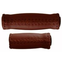 Velo grips leather 92/127 set dark brown