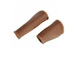 Velo grips leather 92/135 set dark brown