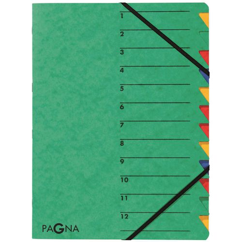 Sorteermap pagna groen a4