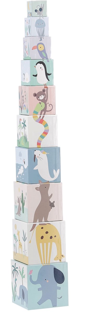 Vilac -stapelblokken - dieren