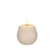 Ideas 4 seasons led kaars wax bloem parel crã¨me ã˜9xh12cm