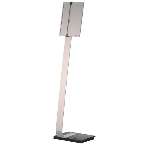 Abi infobord durable aluminium glas a4 1,11m