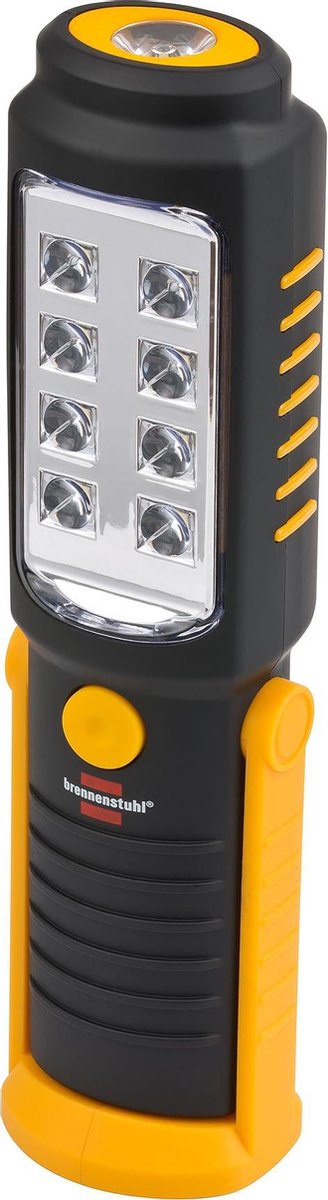 Brennenstuhl , smd led handlamp, plastic, zwart 4,5 x 5,5 x 21,5 cm zwart