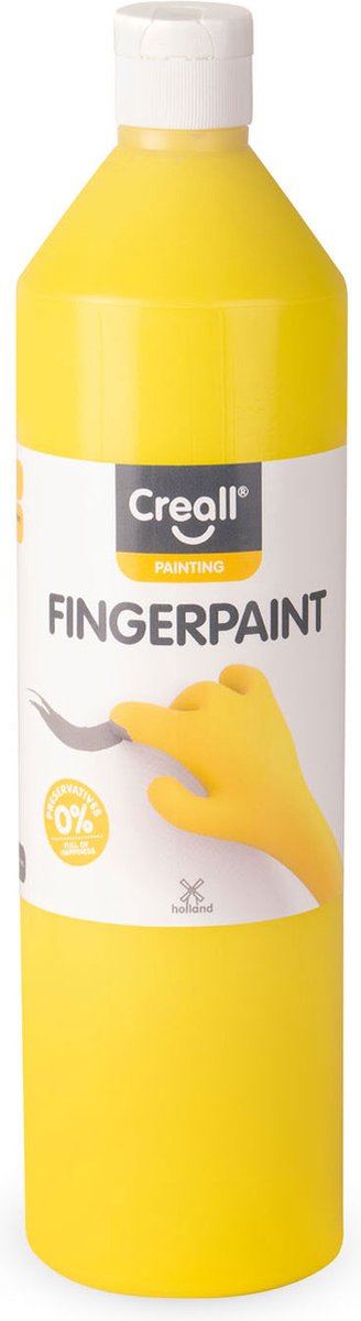 Load image into Gallery viewer, Creall vingerverf conserveringsvrij geel, 750ml
