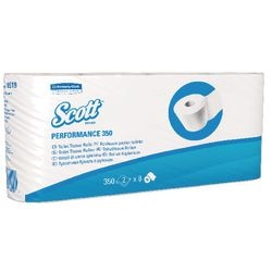 Toillet rollen scott 350 wit 64 stuks