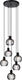 Lucide mikaela - hanglamp - ø 35 cm - 6xe14 - zwart