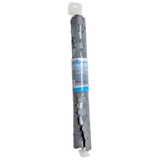 Wicotex douchemat antislip stones 53x53cm grijs