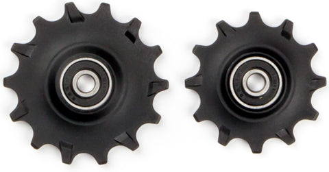 derailleur wheels 12/14 teeth 11/12V black 2 pieces