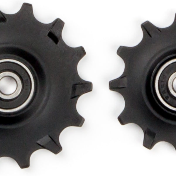 derailleur wheels 12/14 teeth 11/12V black 2 pieces