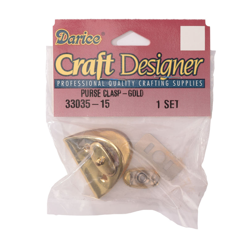 Load image into Gallery viewer, Darice • plastic stramien tassluiting goud
