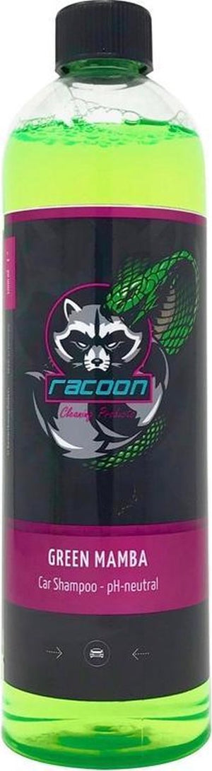 Racoon autoshampoo green mamba 1 liter groen