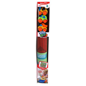 Kiddygo kiddy go speelmat met 3 auto's pre school | 6 stuks