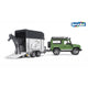 Bruder 2592 land rover met paardentrailer