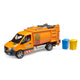 Bruder mercedes benz sprinter gemeentelijke afvalverwijdering kant-en-klaar model bedrijfswagen(model)