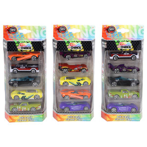 Rapid wheels auto die cast color change 5 pack | 4 stuks