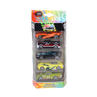 Rapid wheels auto die cast color change 5 pack | 4 stuks