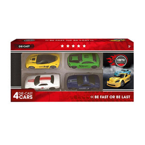Rapid wheels diecast auto 4 stuks
