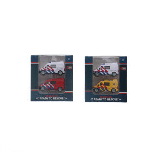 Load image into Gallery viewer, Rapid wheels diecast hulpdienstvoertuig 2 stuks assorti
