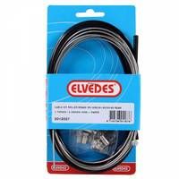 Rollerbrake cable kit Elvedes BR-IM85/81/55/45 1700mm / 2250mm stainless steel - black (on card)