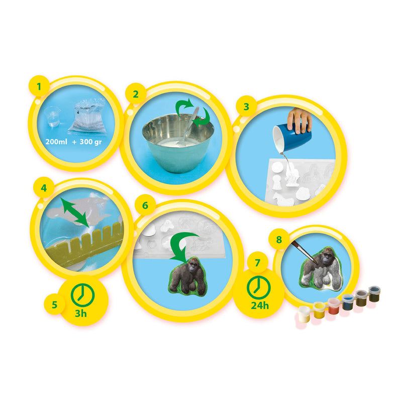 Load image into Gallery viewer, Ses gieten en schilderen - dieren
