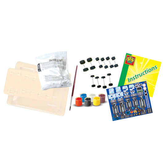 Ses auto's gieten en schilderen