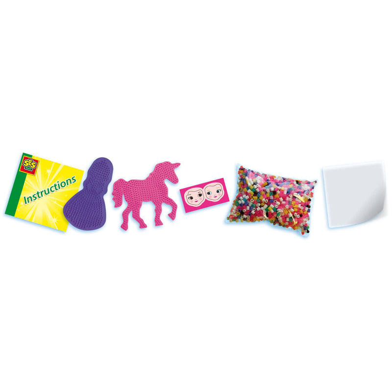 Afbeelding laden in galerijviewer, Ses creative - beedz - unicorns en prinsessen - 2100 strijkkralen met grondplaten en strijkvellen - vanaf 5 jaar
