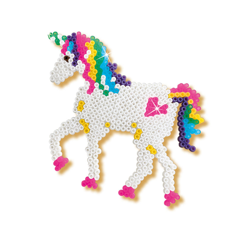 Afbeelding laden in galerijviewer, Ses creative - beedz - unicorns en prinsessen - 2100 strijkkralen met grondplaten en strijkvellen - vanaf 5 jaar
