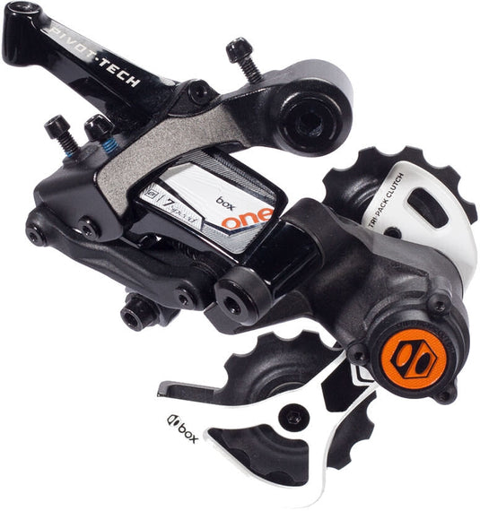 Box components Achterderailleur down-hill 7-speed One met korte kooi zwart