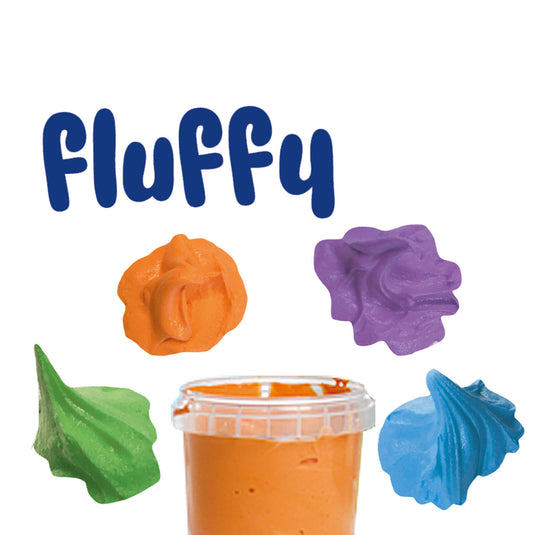 Ses fluffy vingerverf 4 potjes