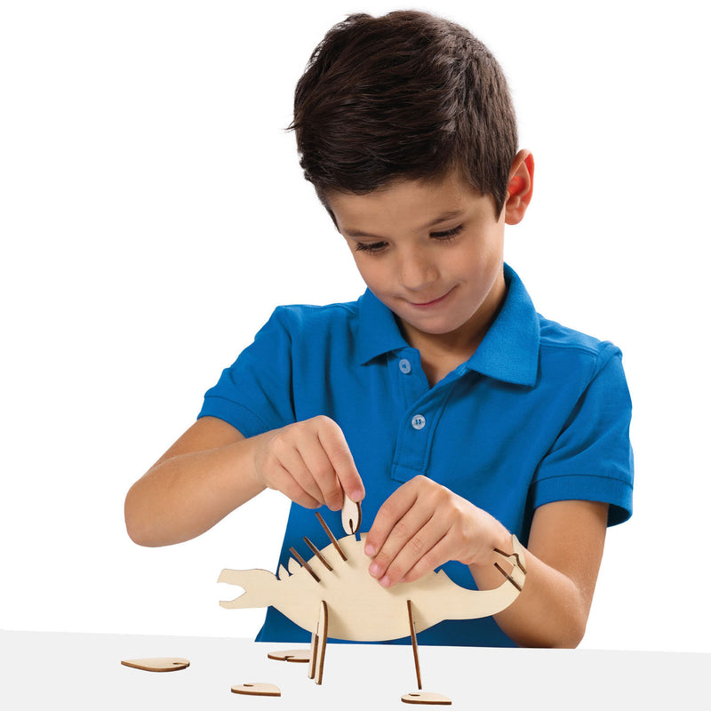 Load image into Gallery viewer, Ses houten dino glow in the dark
