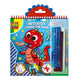 Ses doe- en kleurboek metallic 3in1