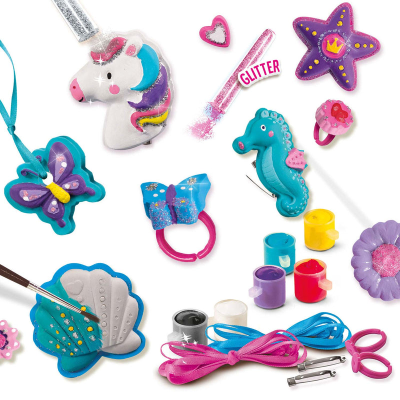 Load image into Gallery viewer, Ses gips gieten en schilderen - sieraden
