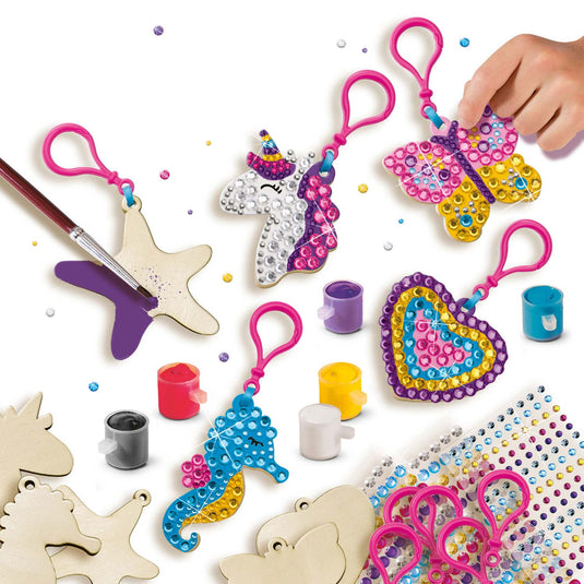 Ses creative ses diamond painting - houten sleutelhangers