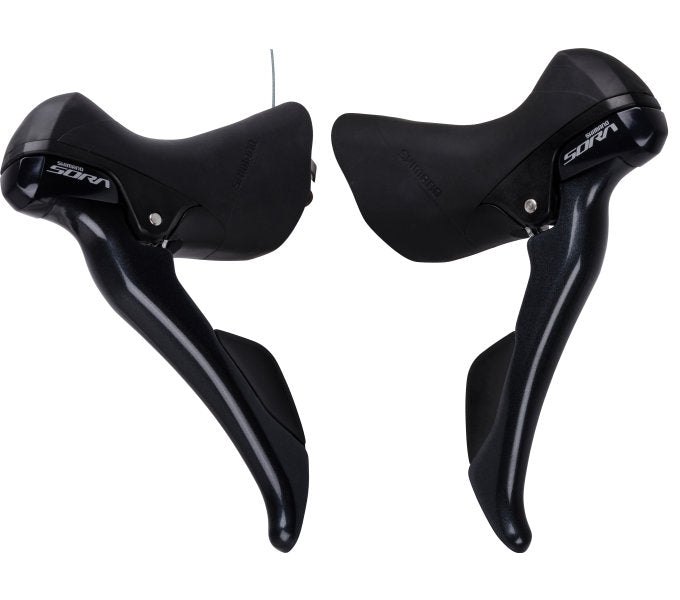 Shifter set with brake levers 2 x 9 speed Sora