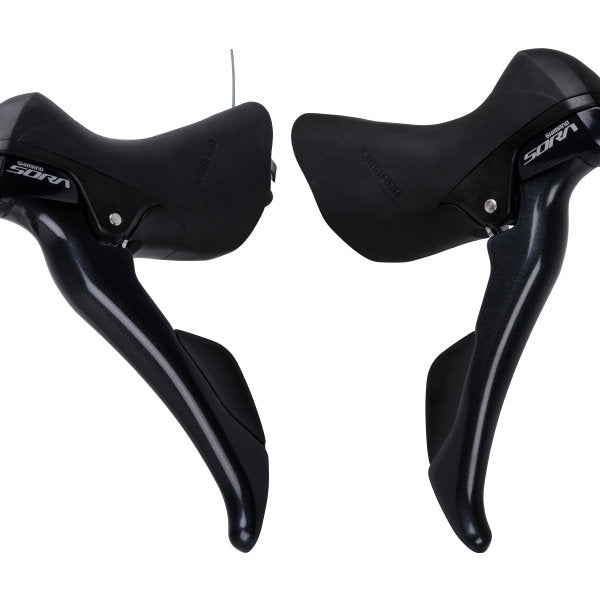 Shifter set with brake levers 2 x 9 speed Sora
