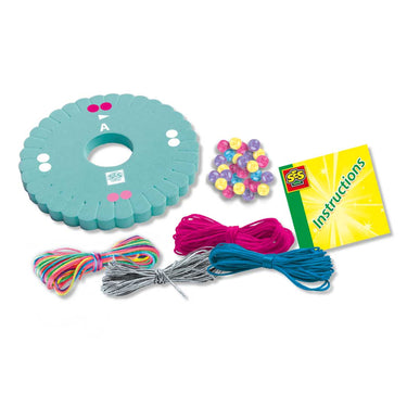 Ses creative - hobby pink - bff vriendschapsarmbandjes - knutselen meisjes - armbanden maken - 4 kleuren - vanaf 5 jaar
