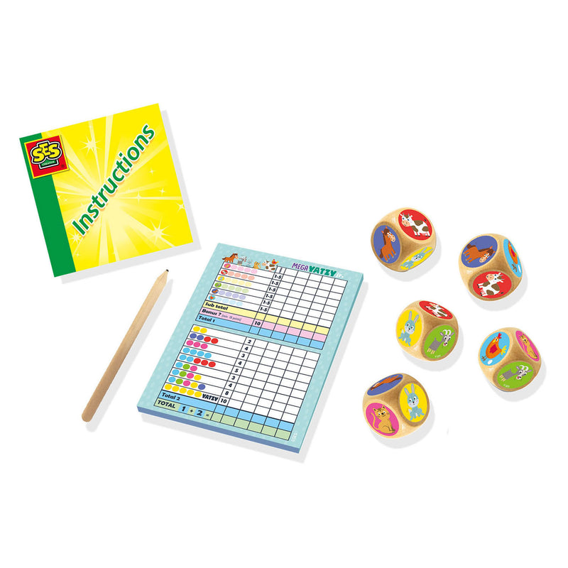 Load image into Gallery viewer, SES Mega Yatzy Junior Kinderbordspel
